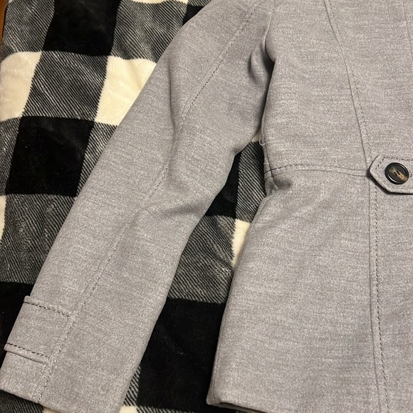 H&M Jacket Coat Women size 4 ladies warm winter pocket Double-Breasted Pea coat - Picture 14 of 17